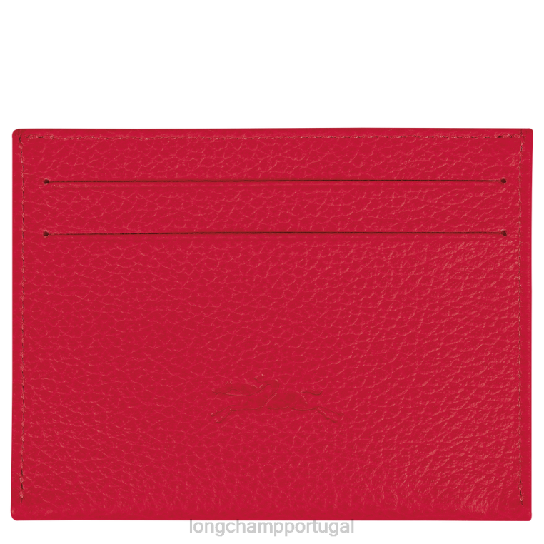 artigos de couro amor H88N646 titular do cartão le foulonne mulheres Longchamp