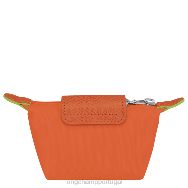 artigos de couro cenoura H88N511 porta moedas verde le pliage mulheres Longchamp