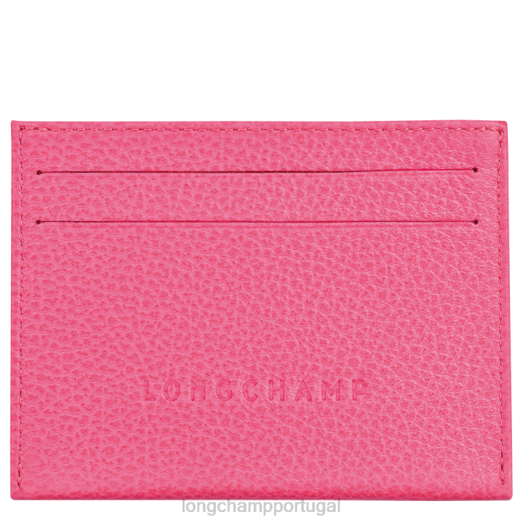 artigos de couro doce H88N648 titular do cartão le foulonne mulheres Longchamp