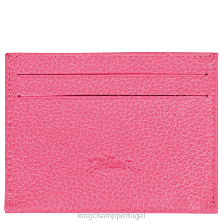 artigos de couro doce H88N648 titular do cartão le foulonne mulheres Longchamp