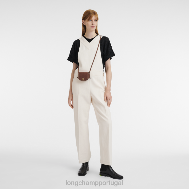 artigos de couro marrom H88N533 porta-moedas epure com renda de couro mulheres Longchamp