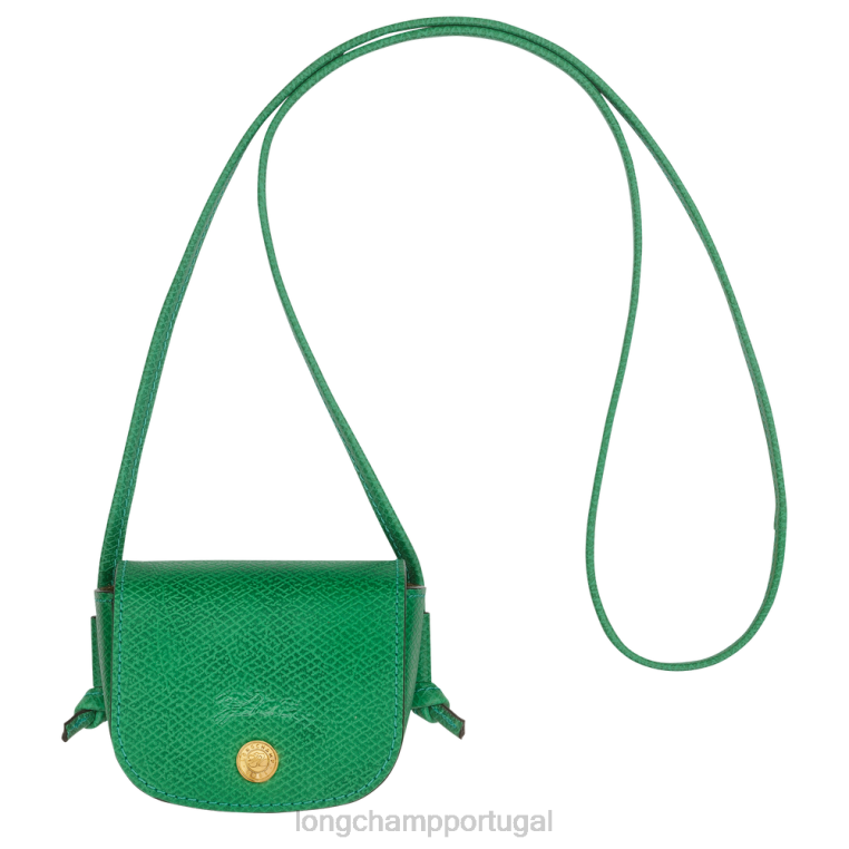 artigos de couro verde H88N534 porta-moedas epure com renda de couro mulheres Longchamp