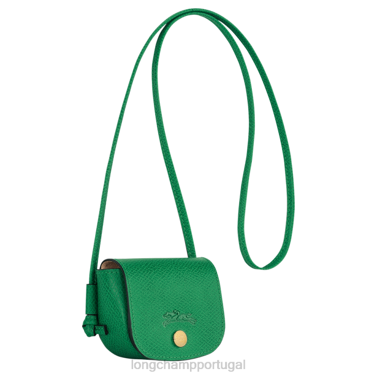 artigos de couro verde H88N534 porta-moedas epure com renda de couro mulheres Longchamp