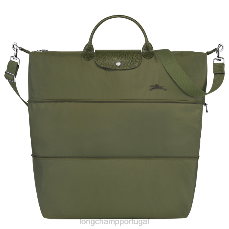 bolsas floresta H88N801 bolsa de viagem le pliage verde expansível mulheres Longchamp