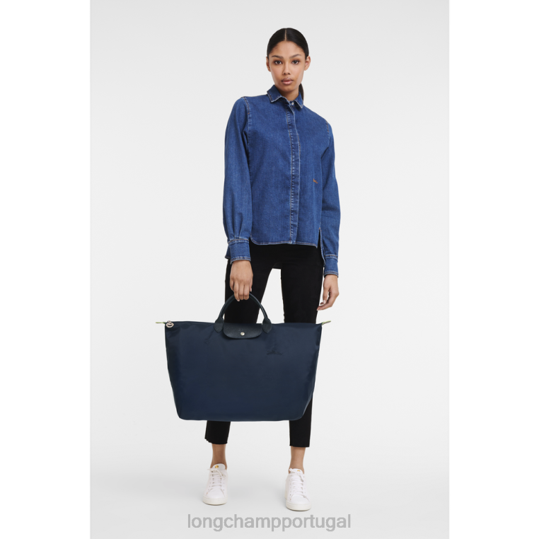 bolsas marinha H88N790 bolsa de viagem le pliage verde mulheres Longchamp
