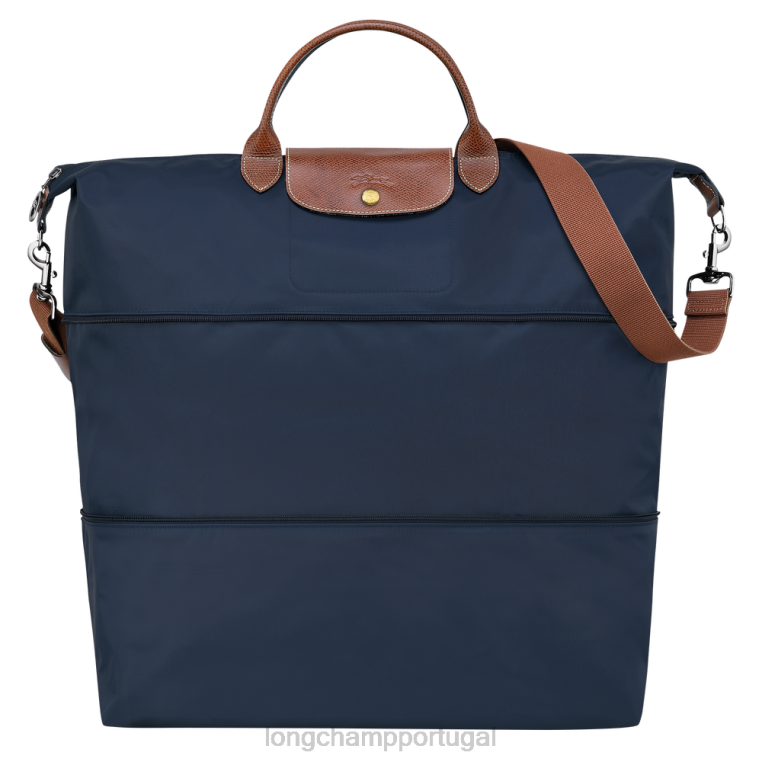 bolsas marinha H88N821 bolsa de viagem original le pliage expansível mulheres Longchamp