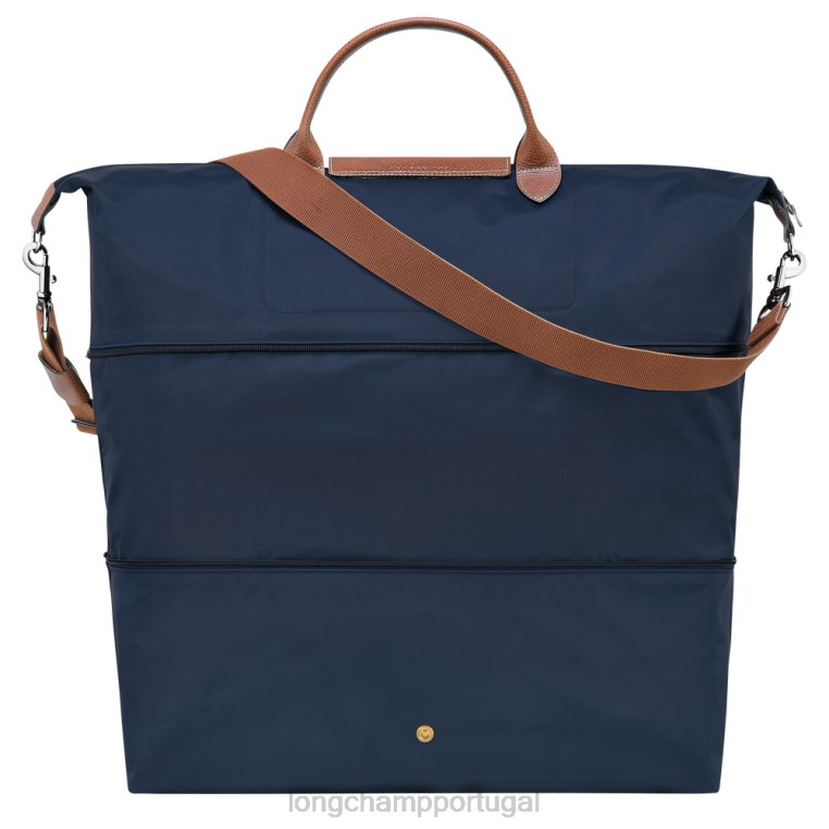 bolsas marinha H88N821 bolsa de viagem original le pliage expansível mulheres Longchamp