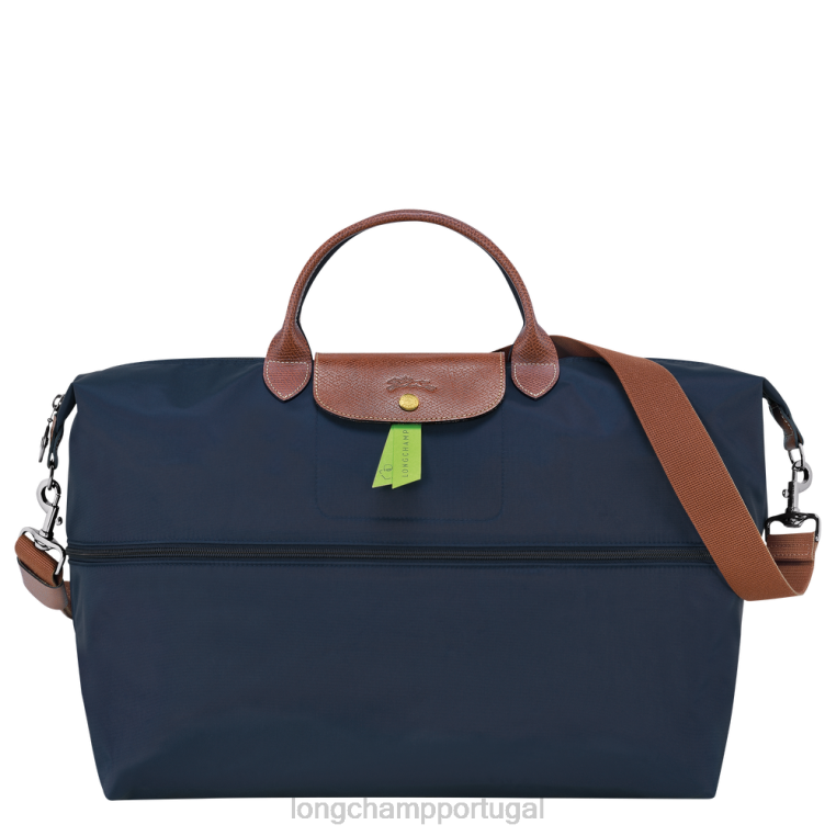 bolsas marinha H88N821 bolsa de viagem original le pliage expansível mulheres Longchamp