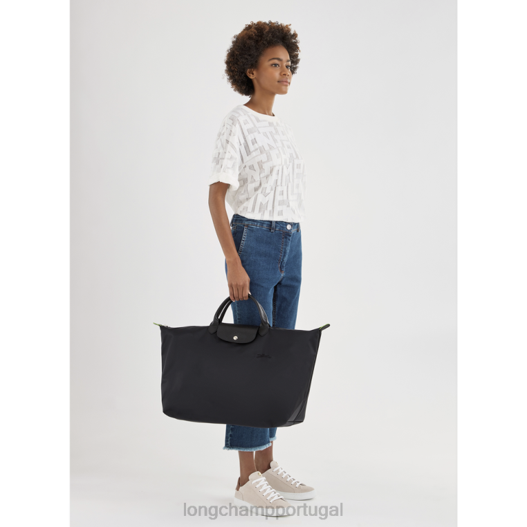 bolsas preto H88N786 bolsa de viagem le pliage verde mulheres Longchamp