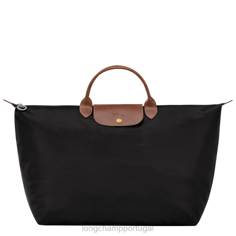 bolsas preto H88N805 bolsa de viagem original le pliage mulheres Longchamp