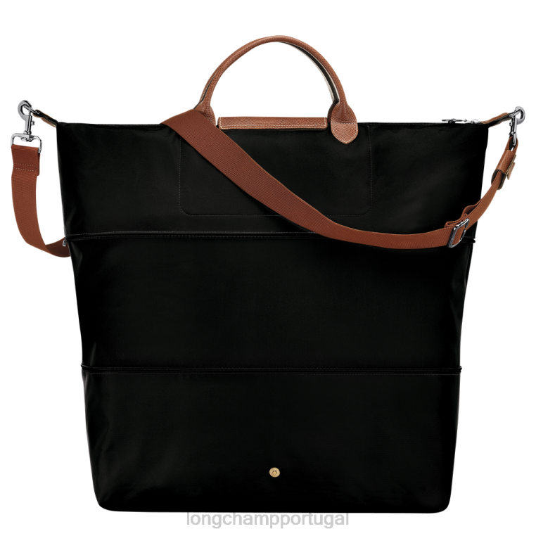 bolsas preto H88N819 bolsa de viagem original le pliage expansível mulheres Longchamp